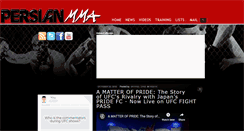 Desktop Screenshot of persianmma.com