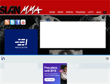 Tablet Screenshot of persianmma.com